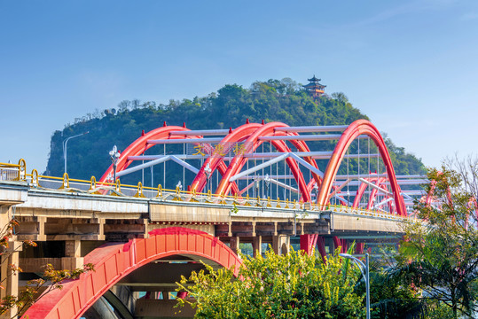 中国广西柳州文惠桥