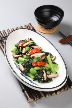 香菇乌塌菜
