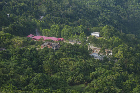 黄巢山拓展训练基地俯拍