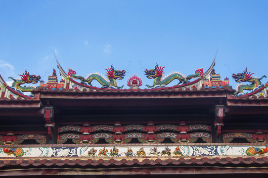 闽南传统建筑屋顶装饰