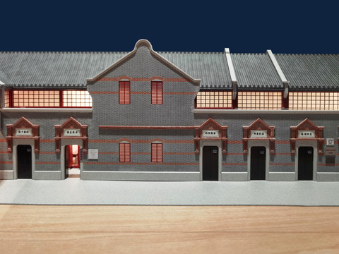 上海石库门建筑模型