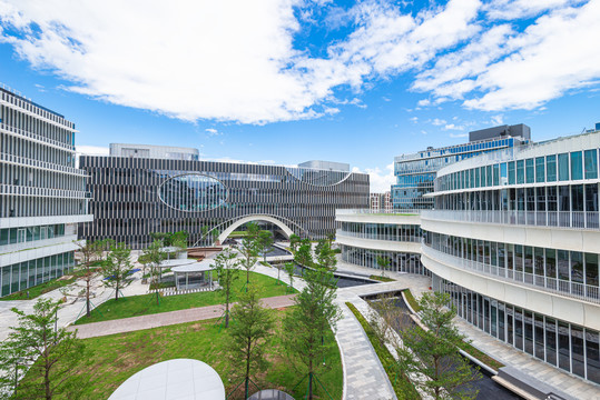 广州香港科技大学建筑楼风景