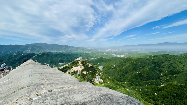 长城的夏季景色