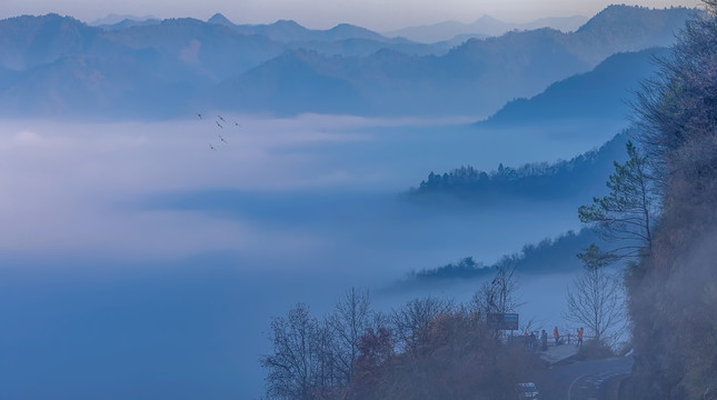 柯村云海全景图