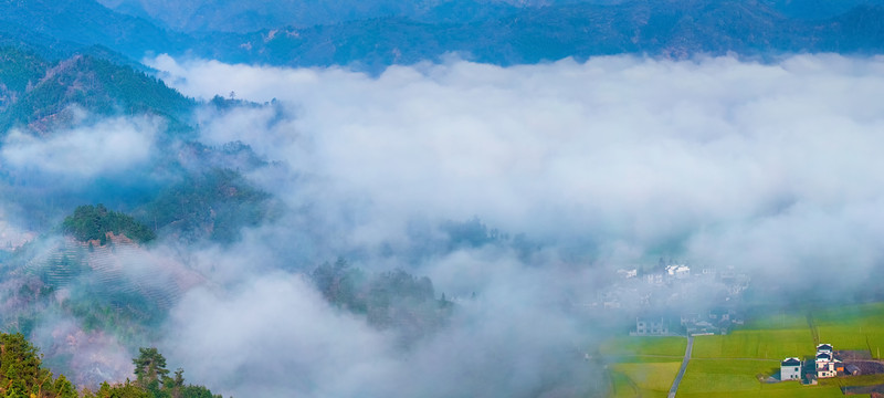 柯村云海全景图