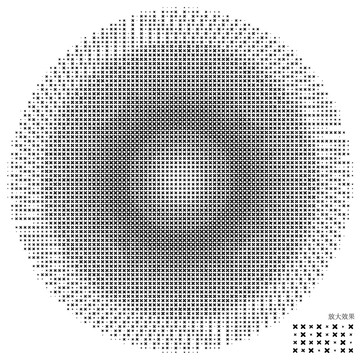 十字圆形激光镂空图案