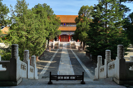 北京景山公园寿皇殿建筑群