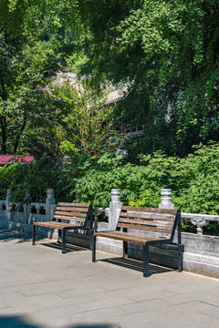 北京门头沟区潭柘寺景区风光