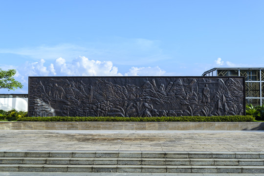 百色起义纪念馆浮雕