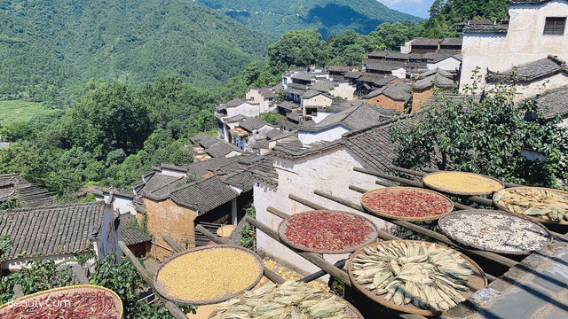 江西婺源篁岭风景