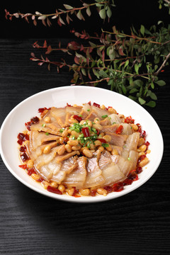 肥西咸肉蒸黄豆