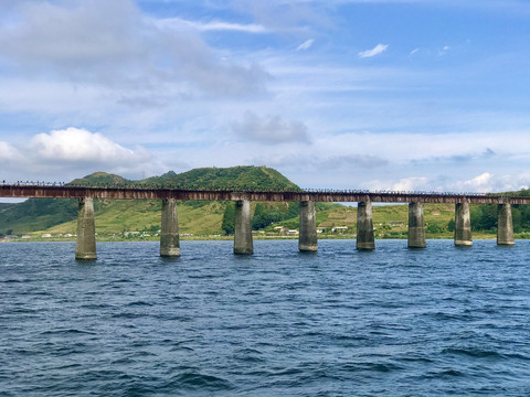 朝鲜清城铁路桥