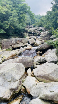 江西庐山三叠泉瀑布风景