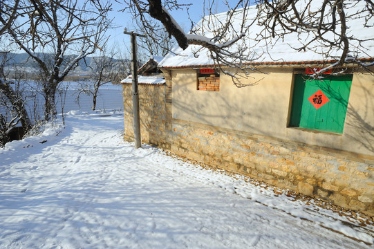 农村的雪