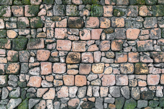 石头背景墙