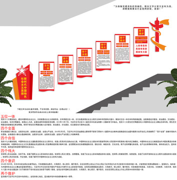 中国特色社会主义思想楼梯