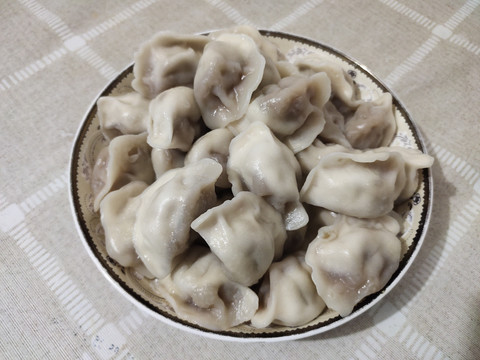 饺子特写