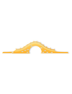 金色剪纸风中国城市西湖断桥