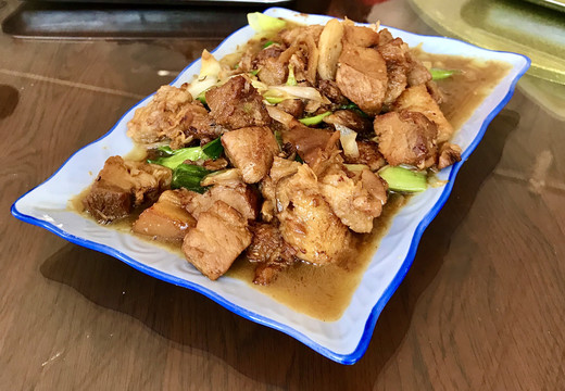 肉炒莲白