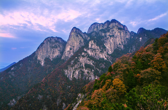 安徽岳西明堂山风光