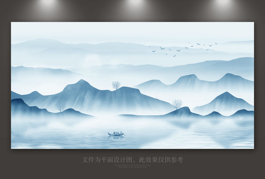 禅意山水画