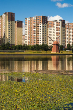 河边城市小区