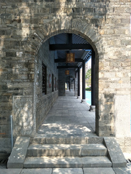 古建筑长廊