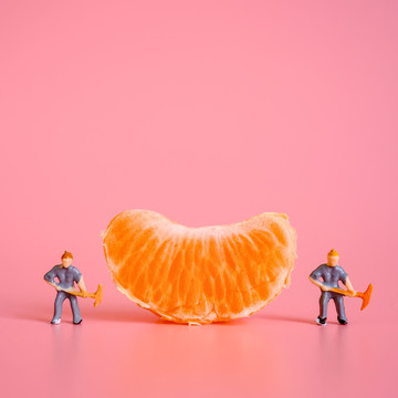 创意沃柑和橘子