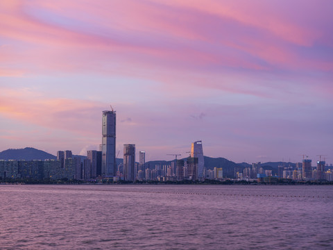 深圳湾天际线