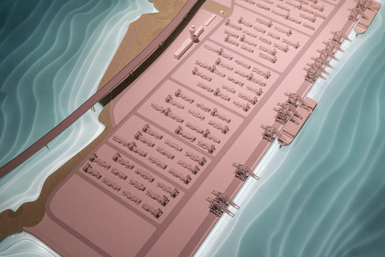 洋山深水港模型