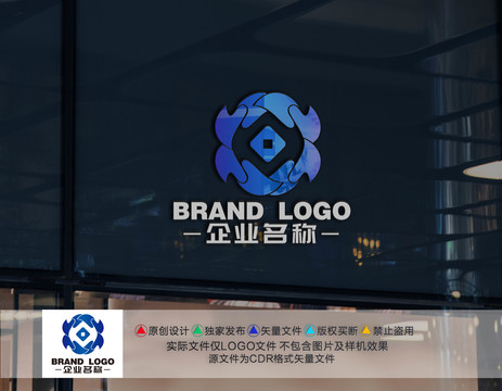 金融标志图形标志logo