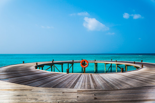 马尔代夫神仙珊瑚岛马代海水