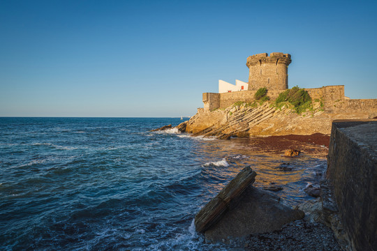 法国大西洋海岸线城堡自然景观