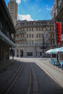 老上海街景