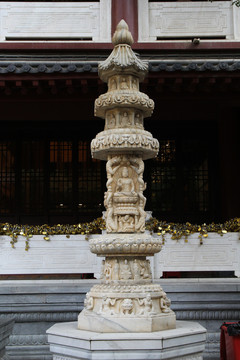 郑州大观音寺石雕经柱
