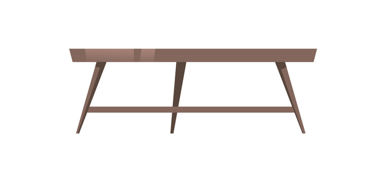 简单木头桌子插图