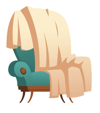 单人沙发家具插图