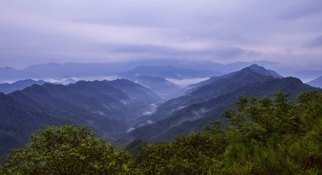 石台仙寓山风光