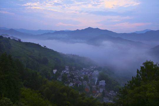 石潭晨曦