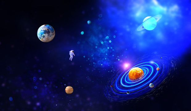 蓝色星空