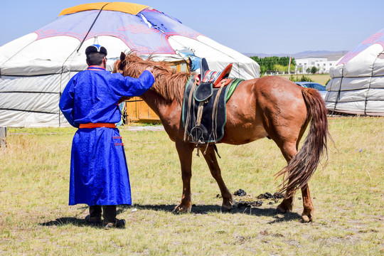 内蒙古锡林郭勒盟蒙古族骑士