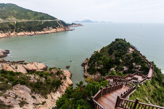 温岭石塘海边绿道