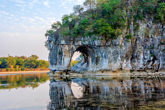 中国广西桂林两江四湖象山景区