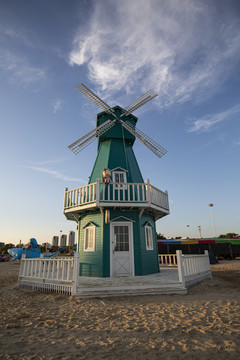 海滨风车