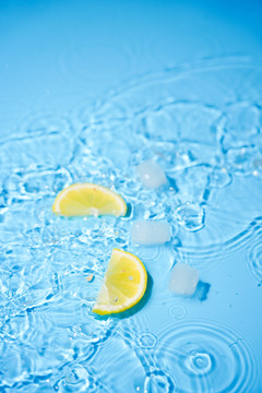 夏季柠檬冰块