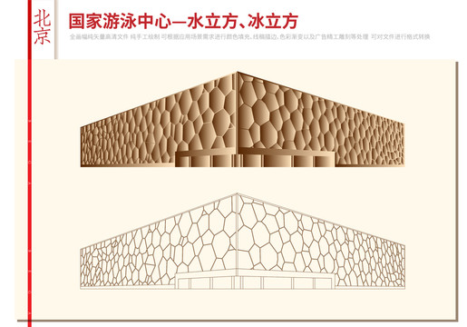 国家游泳中心水立方冰立方