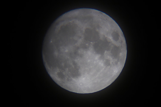 月亮月圆月球表面