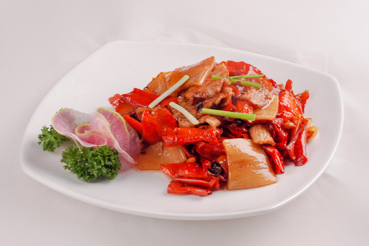 花肉干椒皮爆宽粉