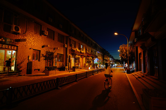 北京高碑店村夜景