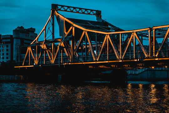 海河上的解放桥